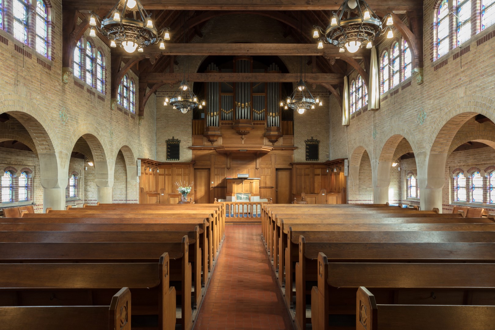 Interieur Waalse Kerk