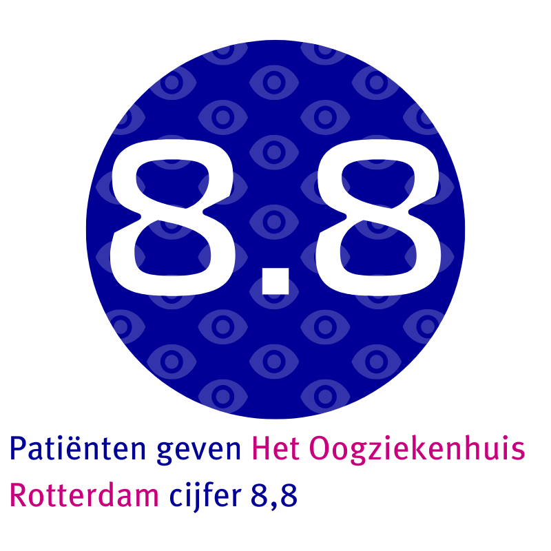 Patiënten geven een 8.8